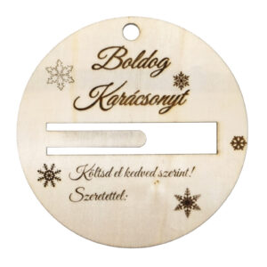 Pénzhozó karácsonyfadísz