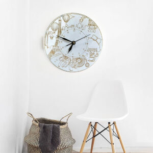 lézergravírozott falióra párizs